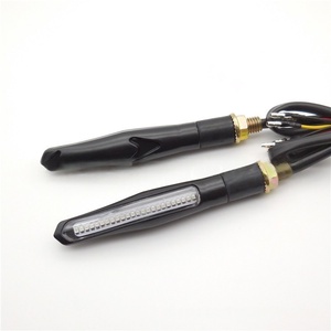 Motorcycle Modified Lamp, LED Dual-color Flowing <b>Light</b>, Turn signal and <b>Daytime</b> <b>Running</b> <b>Light</b> Combo Dual-color <b>Light</b> - Product Image 1