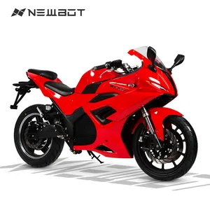 Newbot EEC COC Storm 5000W 72V 86Ah Red Superbike Motocicleta eléctrica de alta velocidad Motor Roller Sportbike
