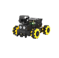 Raspberry beri Pi 5 Robot Omnidirectional roda Mecanum AI Vision ROS pelacak pengenalan wajah mengemudi