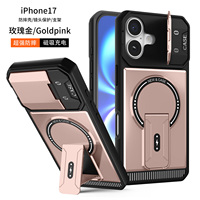 Nueva Funda Protectora con Carga Inalámbrica y Protector de Cámara para iPhone 17 Pro Max, 17 Air, 16 Pro, 16, 15, 14, 13