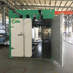 Four automatique de revêtement en <span class=keywords><strong>poudre</strong></span> pour panneaux métalliques en acier Usines de fabrication utilisées Composants du noyau du moteur PLC Cabines de pulvérisation Nouveau - Product Image 3