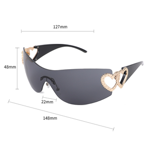 <span class=keywords><strong>Lunettes</strong></span> de soleil tendance mode européenne et américaine, <span class=keywords><strong>lunettes</strong></span> de soleil tendance de rue, <span class=keywords><strong>lunettes</strong></span> rondes pour femmes, <span class=keywords><strong>BO</strong></span> 96379 - Product Image 6