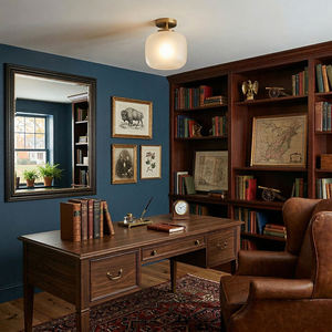 Lámpara de techo empotrada de latón Colombe, moderna nórdica, para pasillo y villa, con cristal esmerilado y LED, venta al por mayor de fábrica transfronteriza - Product Image 2