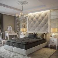 Matelas Orthopédique en Mousse Personnalisé, Grand Lit (King Size), Matelas Roulé, Bonne Qualité, Pas Cher, OEM/ODM, Haute Qualité