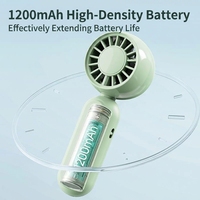 Nouvel Arrivage 2026 – Ventilateur Portable Rechargeable Mignon et Innovant, Mini Ventilateur de Poche Pliant pour un Rafraîchissement Instantané