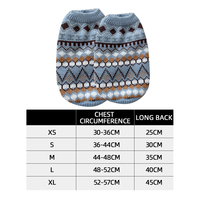 Pull en tricot pour chien de compagnie beige chaud en gros