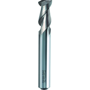Fraise à rainurer courte Ttake Standard Ta9992 en carbure monobloc, hélice 35 degrés, 2 dents - Product Image 2