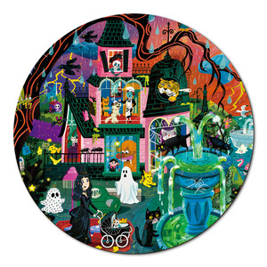 Puzzle 3D Animaux de Dessin Animé à Chercher et à Trouver pour Enfants de 8 à 13 Ans, Jeu en Carton Unisexe avec Fantômes, Chats et Scène de Maison - Product Image 1