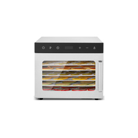 6 Trays Thuis Klein Formaat Roestvrijstalen Fruit Dehydrator Voedsel Droger Dehydrator Droogmachine
