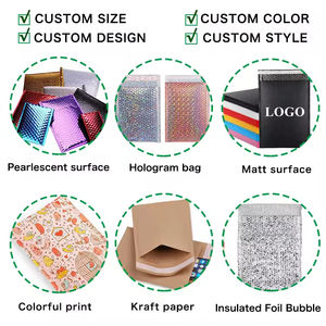 Sobres de Burbuja 10x15 12x18 13x15, Sobres de Polietileno con Burbujas para Envío Postal, Bolsa de Correo con Logotipo - Product Image 2
