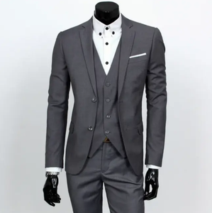 Traje de Novio Personalizado de 3 Piezas, Traje Masculino con Solapa, Trajes para <span class=keywords><strong>Hombre</strong></span> Hechos a Medida, <span class=keywords><strong>Terno</strong></span> Slim para Novio - Product Image 6