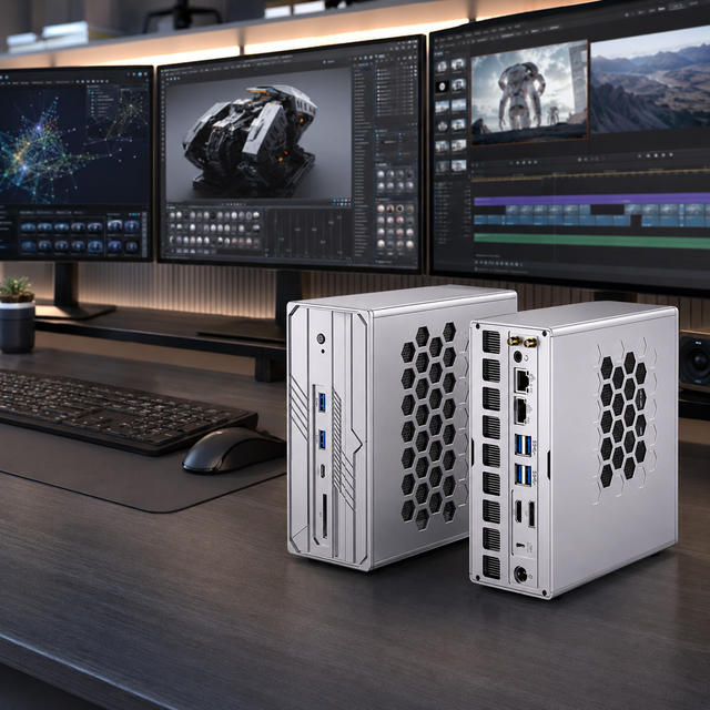 Mini PC 16 Cores 128GB DDR5 RAM 2TB NVME SSD AMD Ryzen AI 395 Windows 11 Pro Gaming Computer Mini PC