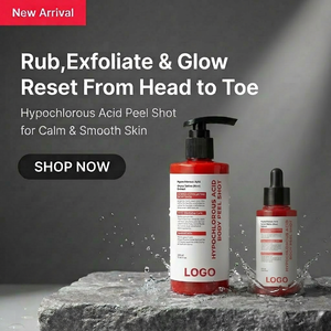 Kit de Peeling Corporel OEM ODM à l'Acide Hypochloreux pour une Peau Éclatante, Lisse et Apaisée, Nettoyant Exfoliant Clarifiant pour Éliminer les Peaux Mortes - Product Image 2