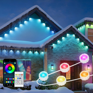 ไฟ LED อัจฉริยะ RGBIC ควบคุมผ่านแอพ WiFi กันน้ำระดับ IP65 สำหรับตกแต่งภายนอกและประดับตกแต่ง - Product Image 1