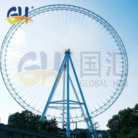 2026년 맞춤형 초대형 88미터 관람차 럭셔리 관측 장비, 메가 테마파크 어트랙션을 위한 3D 계획 포함