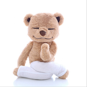 yoga bear plush toy