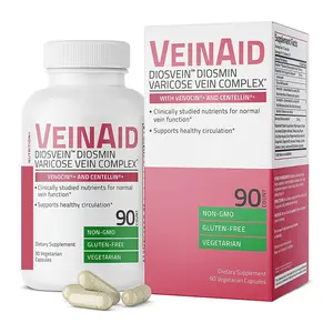 VeinAid DiosminDiosVein静脈瘤複合体とVenocinおよびCentellinベジタリアンカプセル