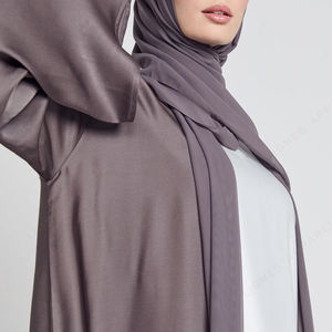 Gli ultimi modelli di <span class=keywords><strong>Abaya</strong></span> musulmano per donne musulmane hanno personalizzato le vesti islamiche tradizionali modeste Muslim open <span class=keywords><strong>abaya</strong></span> - Product Image 5