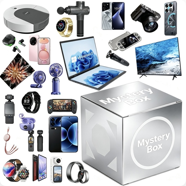 2-Pieces Mystery Box Tech Gadgets With Smartphone 5G Smartwatch Fitness Tracker Massage Gun Random Electronic Wholesale Gift