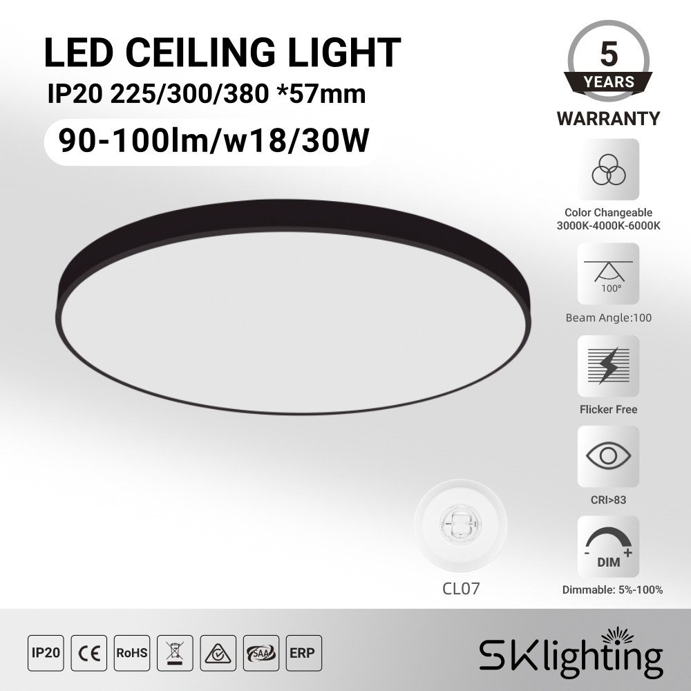 Ceiling light for living room Moden Eye-friendly Round Energy Saving Lamp 18W 30W bedroom Kitchen panel light LED Ceiling light