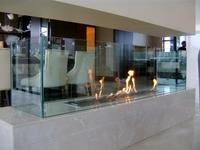 Quemador Inteligente de Bioetanol de 36 Pulgadas, Chimenea de Bioetanol, Quemador de Alcohol Líquido Eléctrico