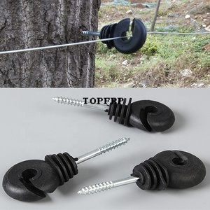 Aislador de Anillo de Plástico Enroscable para Poste de Madera de Cerca Eléctrica - Product Image 5