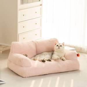 Offre Spéciale hiver écologique canapé pour animaux de compagnie lapin <span class=keywords><strong>fourrure</strong></span> chien lit chat lit amovible lavable chien canapé lit tapis chenil nid - Product Image 5