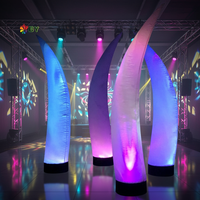 Colonne gonflable personnalisée avec impression, éclairage LED pour événements publicitaires, colonne gonflable