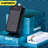 Vente flash, prix bas, Powerbank 30000mah, écran LCD, grande capacité, Power Bank universel