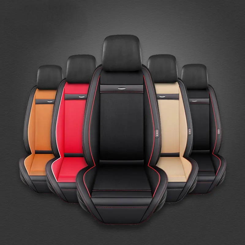 Top Kwaliteit Autostoel Onderdelen Lederen Universele Maat Multi-Functionele Massage Geventileerde Verwarmde Car Seat Cover