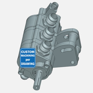 التصنيع باستخدام الحاسب الآلي مخصص السيارات تشيفي قوس الحوض الجاف أجزاء السباق المخصصة-الألومنيوم الخام 3 4 5 مراحل مضخة الحوض الجاف - Product Image 1