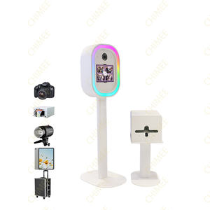 ซัลซ่าบูธไอแพด DSLR Photobooth Kiosk หอยปาร์ตี้งานแต่งงานงานเซลฟี่อุปกรณ์เช่าบูธถ่ายภาพวงรี2025ใหม่ - Product Image 4