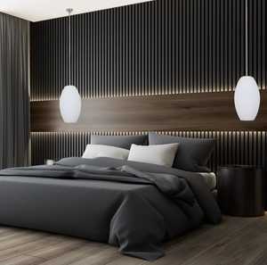 แผงผนังไม้อะคูสติกร่องที่ทันสมัย - Product Image 2