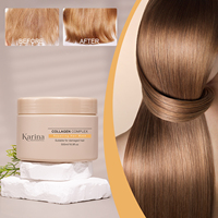 Mascarilla Capilar de Colágeno de Marca Privada, Mascarilla Acondicionadora Profunda para Prevenir Puntas Abiertas y Rotura, Mascarilla Capilar de Reparación Profunda, Mascarilla Capilar de Salón