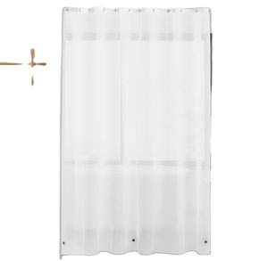 Cortina de <span class=keywords><strong>ducha</strong></span> de peva esmerilada con imán, venta al por mayor, <span class=keywords><strong>ya</strong></span> hechas - Product Image 1