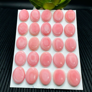 Coquille de conque royale naturelle semi-précieuse, ovale, 12x16 mm, qualité 3A, dos plat, cabochons pour la création de bijoux - Product Image 1