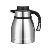 Carafe isotherme à double paroi en acier inoxydable avec poignée, thermos, cadeaux d'affaires, café de bureau, 12-24 heures