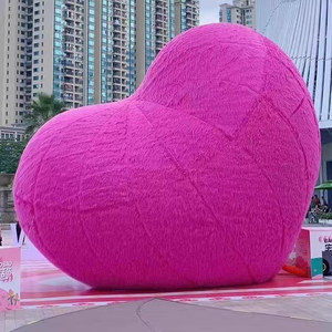 विशाल दिल का गुब्बारा मॉडल वैलेंटाइन के उत्सव और शादी की सजावट के लिए इंफ्लेटेबल - Product Image 6