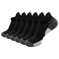 Chaussettes de sport en feutre rembourré en chanvre et coton pour hommes, avec logo personnalisé, marque gauche/droite, pour marathon et course à pied, prêtes à l'emploi (RTS)