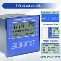 Kleiner Durchfluss zähler mit Impuls-Analoge in gangs temperatur Druck fluss RS485-Ausgang LCD-LED-Anzeige