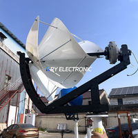 Generador de Energía Gratuita Renovable Híbrido Solar y Eólico Arquímedes con Turbina Horizontal para el Hogar