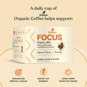 Café Instantâneo em Pó de Cogumelo Orgânico Lions Mane com Marca Privada OEM da Fábrica da China Compatível com Keurig K-Cup - Product Image 5