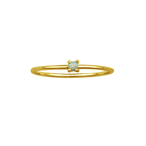 Bagues en saphir minimalistes ROXI, bijoux en argent 925, bague en opale en or 18 carats - Product Image 2