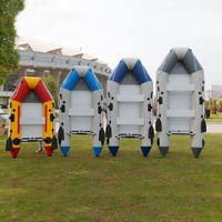 Barco para deportes acuáticos Barco inflable personalizado Barco inflable de rescate con suelo de aluminio para la venta