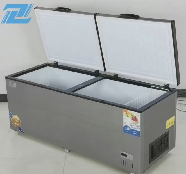 526L Refrigerated Freezer with Intelligent Temperature Control - Single Temperature Ice Cabinet for Commercial Restaurants
