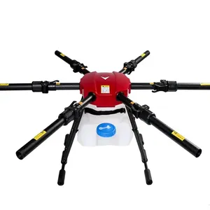 6 trục nông nghiệp phun Drone khung người mới bắt đầu thân thiện với ứng dụng kiểm soát vật liệu nhựa 3km cho agric UAV Máy phun - Product Image 2