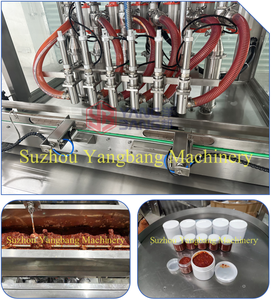 Tự động 250G 500G bơ đậu phộng Dây chuyền đóng chai mứt trái cây điền đóng nắp và ghi nhãn máy cho nhựa lọ thủy tinh - Product Image 6