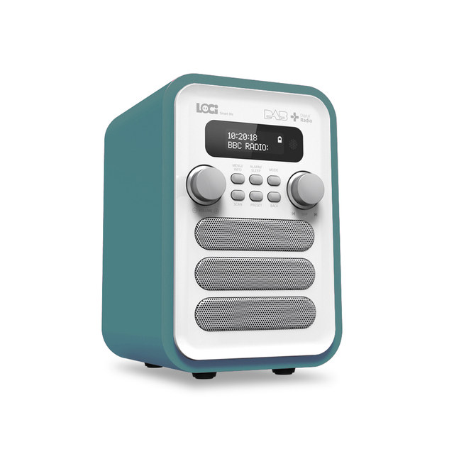 Wooden ABS Portable DAB+ FM RDS Radio Digital DAB Receiver