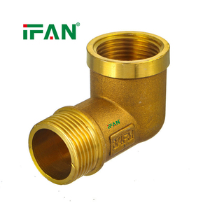 IFAN OEM Raccords de tuyauterie en laiton pour eau, 1/2"-2", coudes, tés, raccords à douille, raccords à filetage - Product Image 6