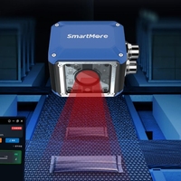 Cámara de Visión Inteligente Resistente, Lector de Códigos de Barras OCR, Sensor de Visión Industrial para Línea de Producción, Interfaz USB, Escaneo Rápido, en Stock